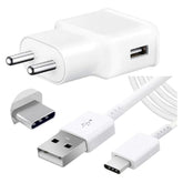 Samsung 15w Travel Adapter With Type C Cable White Charger